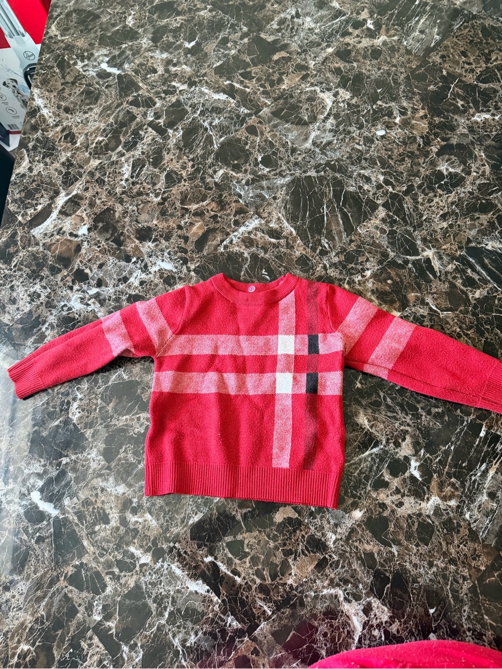 Classic Plaid Red Women’s Sweater